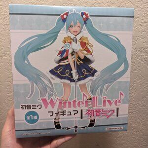 Hatsune Miku Winter Live Version - Taito Figure (New, Unopened)
